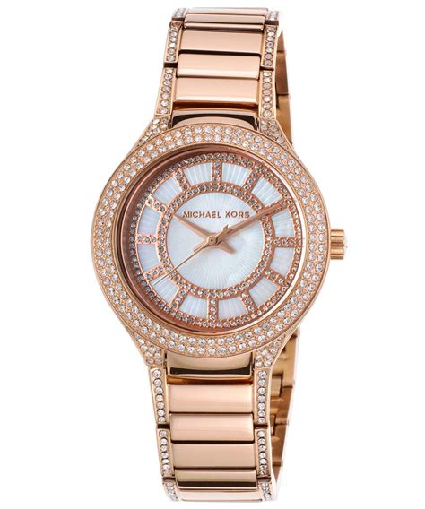 michael kors analog silver color watch for women